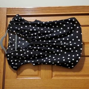 Express polka-dot blouse